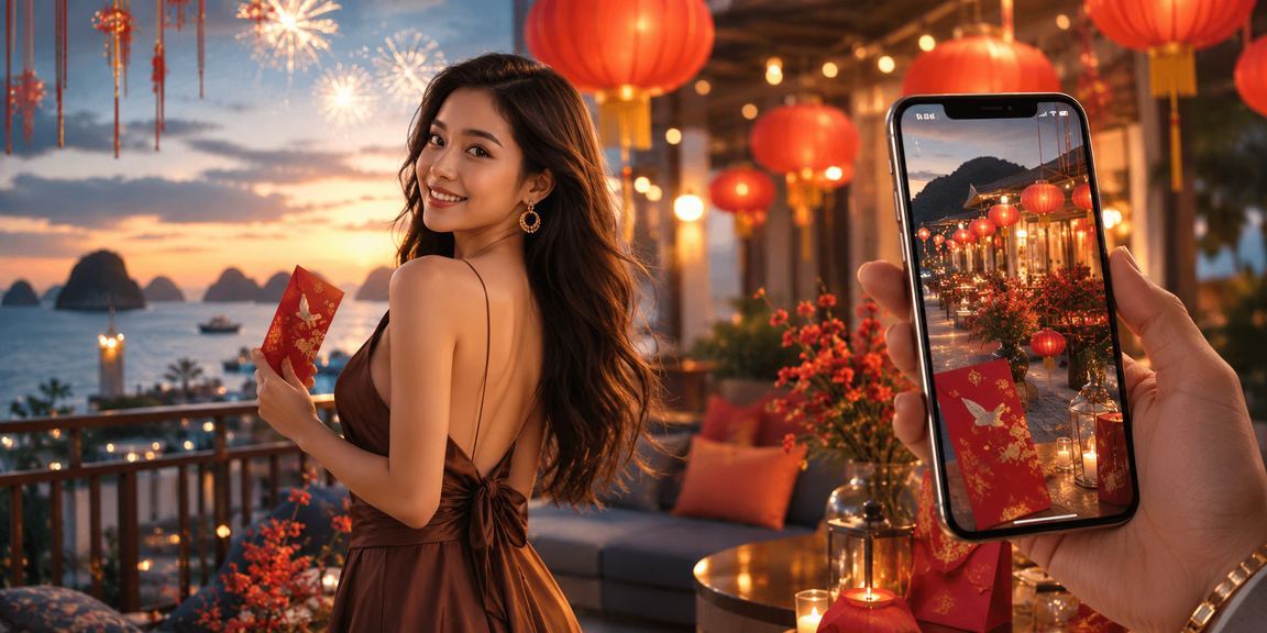 Người dùng Hà Nội nhận phong bì đỏ bonus bên tách cà phê sáng