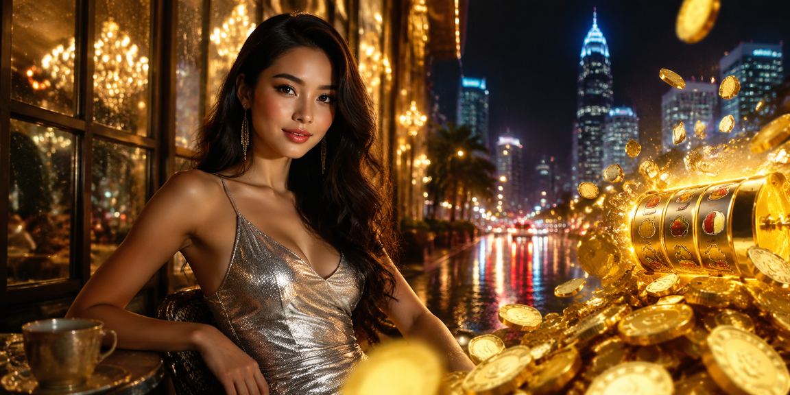 Màn hình slot game đầy màu sắc tại quán cà phê ở thành phố Hồ Chí Minh