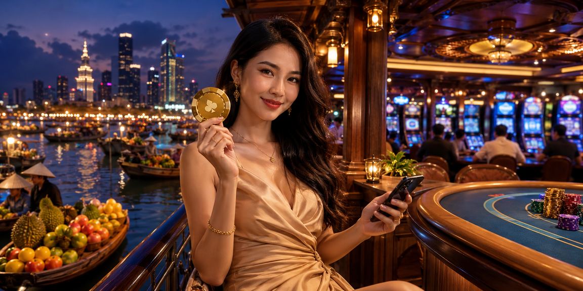 Người dùng Đồng bằng sông Cửu Long chơi casino di động bên tách cà phê